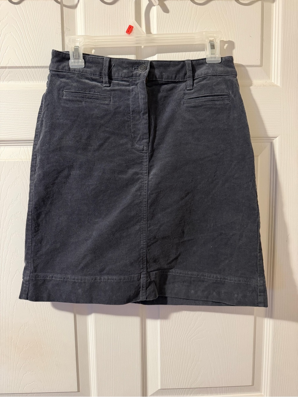 Talbots Women's dark gray  Corduroy Skirt